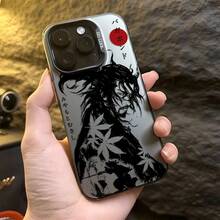 Fundas de Teléfono Anime Samurai Japonés para iPhone 16, 15, 14, 13, 12, 11 Pro Max, X, XR, XS Max, 8, 7 Plus - Cubierta Trasera Mate Anticaídas - Color mezclado 1 - Ver 6