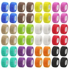 48/24/16/12/8/6/4件 12色。自粘绷带。透气粘性绷带。包裹卷。弹性自粘胶带。适用于伸展运动、体育活动、手腕、脚踝、兽医 2.5厘米/5厘米/7.5厘米/10厘米*450厘米。 - 彩色 - 查看 27