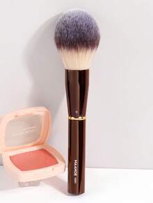 1pc Super Soft Synthetic Travel Makeup Brush Set, Including Foundation, Powder, Blush, Contour, And Detail Brushes. Gentle On Skin, Effective For Liquid, Cream, And Powder Cosmetics. Ideal Gift For Women And Girls, Containing Multiple Functional Brushes. - Coffee Brown - View 9