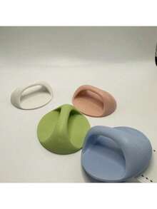 10 peças/5 peças/1 peça Puxador de Porta Sem Furos, Elevador de Tampa de Vaso Sanitário, Puxador Adesivo de Gaveta e Janela, Puxador Adesivo de Armário, Empurre e Puxe Porta Deslizante