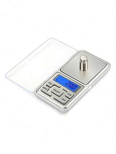 Mini Balança Digital De Bolso Portátil De 0,1 Até 500g Alta Precisão