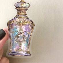 50Pcs Transparent Moon Water Bottle Stickers Funny Moon Decor Stickers Aesthetics Stickers Cute Cartoon Magic Stickers Clear Stickers Purple Blue Sticker PET Waterproof Stickers For Envelope,Water Bottle,Computer,Laptop,Phone,Luggage,Notebook,Fridge