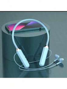 New Sports Neckband Wireless Earphones, Bluetooth Earbuds With LED Display, Gaming Headset - Multicolor - View 10