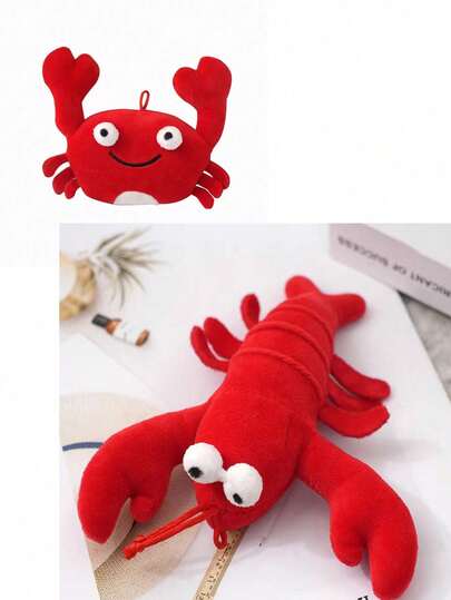 Este juguete de peluche de un cangrejo de río es adecuado para que los gatos y los perros jueguen con él. También es un juguete de mascota de langosta animal marino y un juguete interactivo de mascota de cangrejo, especialmente ideal para los gatos. También se puede usar como decoración o accesorio colgante para mejorar la estética y mejorar la apariencia general. Colgarlo de un bolso puede hacer que el bolso sea talla grande llamativo y agregar un elemento lindo a los bolsos de varios estilos. (Los diferentes lotes de productos no afectan el uso)