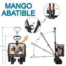 Utility Cart For Outdoor DIY Projects With Wheels