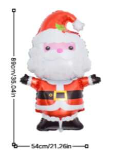 Paw Patrol 3 Styles Christmas Party Balloons, Versatile Atmosphere Decoration For Christmas Party, Photo Props, Made Of PET Material, Including Hugging Santa Claus, Large Reindeer, And Large Christmas Tree Balloons, Directly Create A Festive Atmosphere For Home Or Office