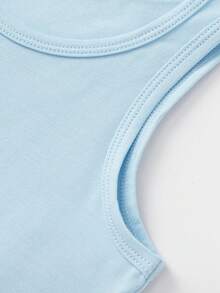 Balabala 婴儿背心套装 2025 秋季 - 2 件装无袖内衣 - 藍綠色調 - 查看 5