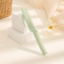 1pc/2pcs/4pcs Portable Foldable Comb, Anti-Static Dual-Use Comb, Fine-Tooth Double-Sided Design, Travel Mini Bangs Comb, Home Air Cushion Massage Brush, Essential For Female Students Dorm, Suitable For Daily Travel, Styling Tool For Normal Hair - Multicolor - View 19