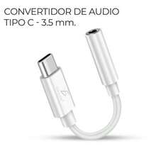 Adaptador de auriculares de Type - C a 3.5 mm - Blanco - Ver 3