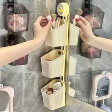 Caja de almacenamiento para cebolla, jengibre y ajo, organizador de cocina, a prueba de agua y polvo, sin necesidad de perforar, con adhesivo resistente, cesta de almacenamiento de cocina ahorradora de espacio, decoración del hogar, almacenamiento para fiestas y Navidad