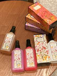 PEACH JO+ 1 Bottle 100ml Vanilla Coconut Fragrance Mist, Featuring Notes Of Cinnamon Bun, Lavender, Coffee, Lily Of The Valley, Jasmine, And Gardenia. Air Freshener, Portable Fragrance Spray, Refreshes Air With Long-Lasting Scent, Suitable For Living Room, Bathroom, Hotel, Christmas, Valentine's Day Gift. - Multicolor - View 10