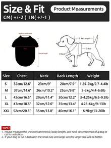 Thick Fleece Vest Jacket For Dogs, Warm Pet Clothes For Autumn/Winter