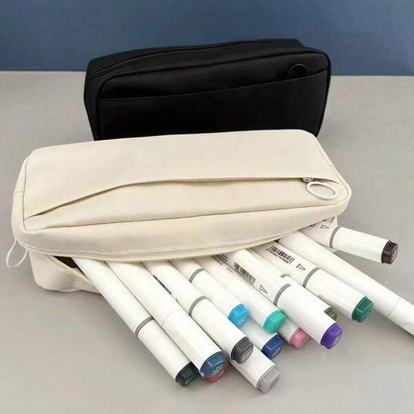 Großer Kapazität Federmäppchen, Studenten Stifteetui, Nische Stifteetui, Stiftaufbewahrungstasche, geeignet für Schule und Bürobedarf