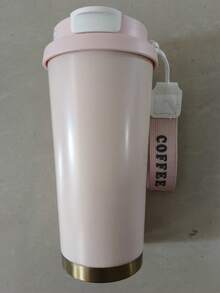 كوب عازل مصنوع من الفولاذ المقاوم للصدأ عالي الجودة، تصميم بسيط لكوب القهوة/المياه