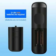 Replacement TV Remote Control For Roku TV, Infrared, Black, 2 Pack