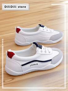 New Women Casual Sports Shoes, Flat Sneakers, Athletic Road Running Shoes, Suitable For All Seasons