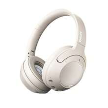 PHILIPS Căști Bluetooth fără fir TAH2020 cu anulare a zgomotului prin inteligență artificială pentru ciclism, durată lungă de viață a bateriei, potrivite pentru apeluri, jocuri și muzică (alb)