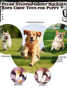 3/4/7 Piece Halloween, Halloween Toys, Dog Rope Chew Toy Set, Rope Chew Toys, Puppy Interactive, Puppy Teething, Cleaning, Puppy Training Teeth, Machine Washable, Ultra Durable, Great For Agility Training, Pulling - Multicolor - View 8