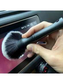 1 Peça Escova de Limpeza de Carro com Cerdas Macias e Cabeça Plana de Alta Qualidade - Limpador de Saída de Ar, Conjunto de Escovas para Frestas, Kit de Ferramentas Portátil de Limpeza de Saídas de Ar e Frestas de Carro