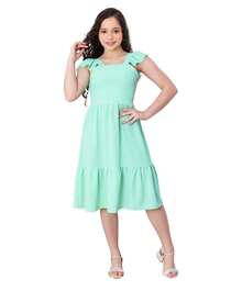 Short Plain Tank Top Dress - verde menta - Ver 2