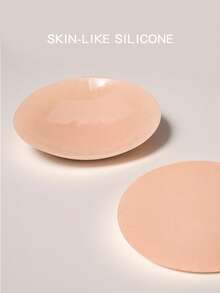 زوج من أغطية الحلمة السيليكونية غير المرئية للمقاسات الكبيرة، رقع الحلمة السيليكونية القابلة لإعادة الاستخدام للحفلات والمناسبات