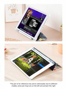 Funda protectora para iPad con patrón de collage estilo italiano compatible con iPad Air 4/5 de 10.9 pulgadas, iPad 7/8/9th de 10.2 pulgadas, con ranura para lápiz compatible con Samsung Tab S6 de 10.4 pulgadas y Tab A7 Lite de 8.7 pulgadas, estuche estilo Ins, regalo para vuelta al colegio, San Valentín, Año Nuevo