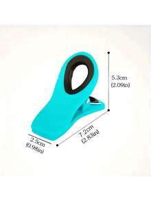 10个装食品袋夹 多功能食品收纳袋密封夹 防潮防尘密封夹 适用于各种塑料袋和零食袋 厨房收纳储物 厨房配件