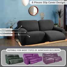 Extra Wide 75" - 100", Reclining 2 Seater Sofa, Extra Wide Reclining Love Seat S - 預設 - 查看 5