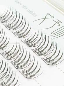 36pcs Glue-Free Eyelashes, 3 Clusters Forming Natural & Realistic Lashes, Suitable For Beginners, Eyelash Extension & Lengthening, Ideal For Halloween Cosplay, Performances, Dates, Sweet & Cute Korean Style Lash Clusters, Eyelash Clusters, Individual Eyelashes, Lashes, Fake Lashes