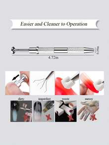 50/100件套渐变美甲海绵和蘸粉刷套装 - 无乳胶渐变调色海绵,适用于蘸粉/亚克力美甲,专业可重复使用美甲工具,渐变美甲海绵,渐变美甲海绵,美甲海绵工具,渐变美甲刷 - 彩色 - 查看 12