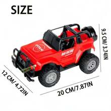 1pc 1/16 Scale Remote Control Off-Road Vehicle, 4-Way Driving, Toy Monster Truck, Rechargeable Racing Car, Children's 4-Direction With LED Lights - Multicolor - View 6