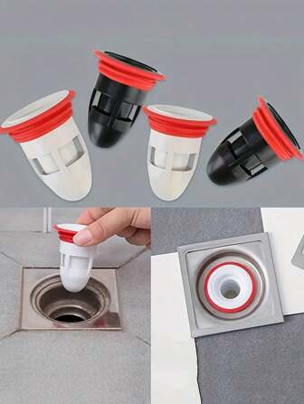 2 st premium silikonavloppspluggar, silikonkärna för golvavlopp, silikonkärna för badrum, avloppsfilter för handfat, flerskiktsfiltrering, anti-igensättningsplugg för golvavlopp, tvättmaskinskärna, flerskiktsfilter, anti-igensättningstätningar för badrum, kök och tvättmaskin | Lukt- och skadedjurssäkra avloppskärnor, silikonkulkärna för golvavlopp, plastkärna för badrumsavlopp, avloppsfilter för badrum, köksavlopp