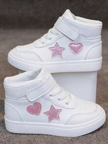 1 Pair Boys' Summer New Running Sports Shoes, Children Mid-Top Casual Sneakers