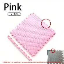 14 Pieces Of Square Foam Floor Mats, 30 * 30cm/11.81 * 11.81 Inch Spliceable White Foam Mat Multi-Function EVA Foam Floor Tile, Indoor Household Spliced Fitness Mat, Thickened Anti-Skid Pressure Resistant High-Density Shock Pad, Free Cutting And Enhanced Elastic Splicing Pad, Anti Impact And Noise Reduction Pad Necessary In Sports Equipment Area, Shock Protection Pad Assembled In Home Gym - Multicolor - View 15