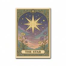 Tranh vẽ trên vải hình lá bài Tarot Mặt Trời, Mặt Trăng, Sao, Tranh treo tường chủ đề bầu trời sao, Tranh áp phích chiêm tinh, Nghệ thuật Tarot, Tranh áp phích chiêm tinh cổ điển, Tác phẩm nghệ thuật phong cách Boho huyền bí, Trang trí nhà cửa, Trang trí phòng khách, Trang trí tường, Không khung - Nhiều màu - Xem 14