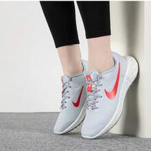 Nike Revolution 6 Women's Casual Breathable Running Shoes - Grey - View 4