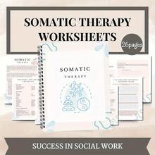 Somatic Therapies Workbook: Coping Skills Exercises For Nervous System Regulation, CPTSD & Polyvagal Therapies - EMDR Tools, Somatic Healing Workbook With Self-Help Guide & Workout Sheets, Therapist T