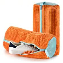 1/2pcs 360° Shoe Washing Machine Bag For All Shoe Types - Anti-Deformation, Machine Washable, Air-Drying, Protective Laundry Bag With Rich Fleece Inside, Perfect For Sneakers And Casual Shoes, - Multicolor - View 23
