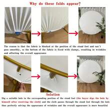 1 Romantic White Circular Arch High-Elasticity, Multi-Functional Polyester Stand Cover - Anti-Wrinkle Elastic Spandex, Durable Polyester Fiber, Suitable For Photography, Parties, Weddings, Baptions, DIY Decoration, No Power Required, Wedding Accessories; Circular Background; Smooth Texture, Wedding Decoration, Multi-Functional Festival Photography Exhibition Stand Arch Background