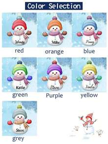 Customized Personalized Christmas Ornaments, Christmas Ornaments With Names, Christmas Tree Ornaments, Indoor Christmas Ornaments, Christmas Tree Christmas Ornaments, Cute Christmas Decorations For Home, Personalized Christmas Gifts, Suitable For Women, Men, Mothers, Fathers, Versatile, Decorative, Exquisite, Cute, High Quality, Multi-Colored, Unique, Ideal Gift For Him, Her