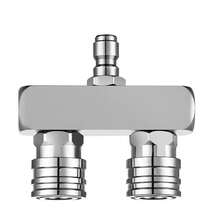 Varilla extensora de lavadora a presión con doble boquilla, adecuada para limpiar automóviles, carreteras y patios