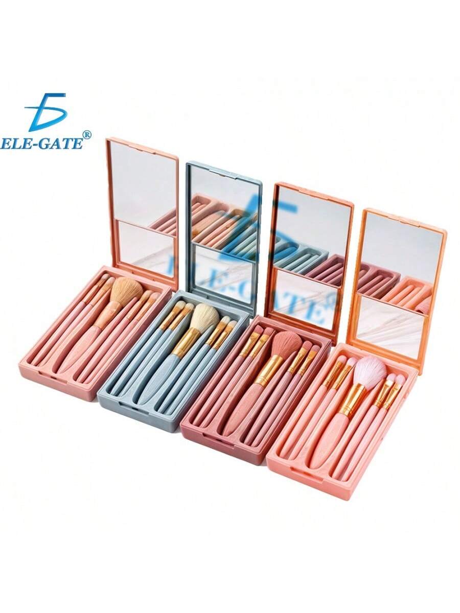 Set de pinceles de maquillaje profesional de 5 piezas, súpe
