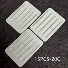 316 不锈钢无菌一次性穿刺针，12G/13G/14G/16G/18G/20G，适用于耳、鼻、肚脐、唇部穿刺、纹身