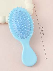 1 szt. Japoński zestaw mini grzebieni do wykańczania włosów do normalnych włosów, funkcja masażu, matowa rączka z żywicy, gumowe włosie - przenośne czarne plastikowe szczotki do włosów do stylizacji długich włosów, szczotka do włosów, grzebień, narzędzia do włosów, produkty do włosów i akcesoria do salonu fryzjerskiego, niezbędne w podróży, akcesoria do domu i urody dla kobiet, prezenty, zestaw do stylizacji włosów, narzędzia do stylizacji włosów