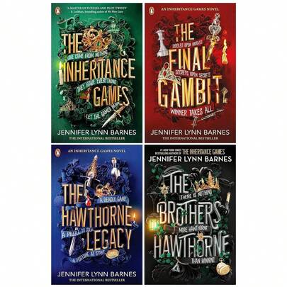 The Inheritance Games Series 4 Books Collection Set By Jennifer Lynn Barnes (The Inheritance Games, The Hawthorne Legacy, The Final Gambit And The Bro