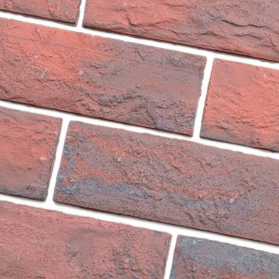 60 Thin Brick Wall Tiles Manufactured Stone Handmade Brick Veneers For ... - Western Red Budget Textured Brick Veneer Wall Cladding