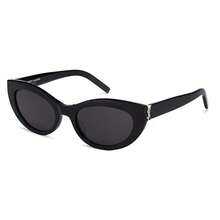 Yves Saint Laurent 1 Pair YSL Cat Eye Fashion Glasses, Suitable For Travel, Autumn Outfits, Campus Style, Driving, Photography, Parties, And Makes A Great Gift - Black - View 7