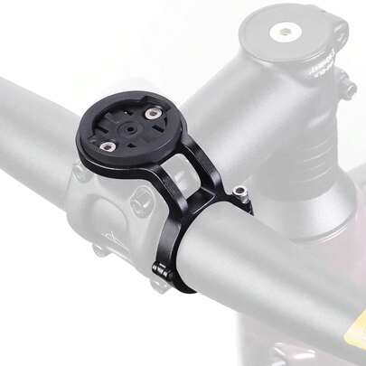 Soporte de computadora para bicicleta de aleación de aluminio, soporte de computadora para manillar de bicicleta, base de fijación de medidor de código para bicicleta de carretera para Garmin/Wahoo/Bryton