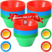 Medium Size 36 Pcs Puto Molder Filipino (2.8 X 1.2) - Kutsinta Molder Baking - Puto Cups Steamer - Filipino Plastic Molds Desserts - 36 chiếc cỡ trung bình - Xem 1