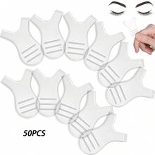 44 piezas de varillas para levantamiento de pestañas, herramientas de maquillaje para rizar pestañas con silicona, 5 tamaños S/M/M1/M2/L, almohadillas reutilizables para levantamiento de pestañas